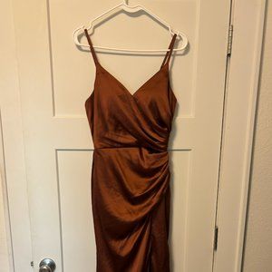 Revelry | Rory Satin Dress | Size: 4